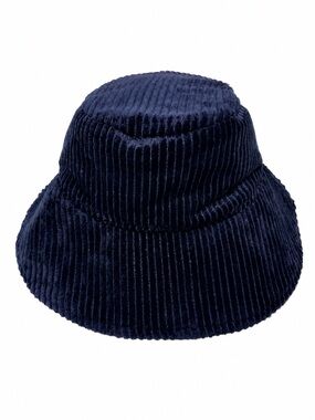Sprigs Black Corduroy Bucket One Size Hat Adjustable Fit NWOT